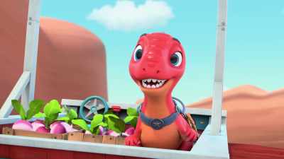 - Are you okay?!
- (roaring happily) - Dino Ranch