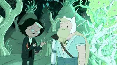 Are you okay? Your
back's kind of... - Adventure Time: Fionna & Cake