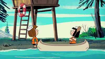 Are you quite sure this vessel
is seaworthy, ma'am? - Camp Snoopy