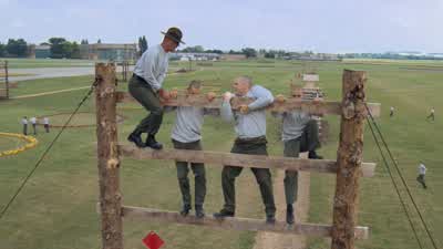 Are you quitting on meWell are youThen quit you slimy fucking walrus looking piece of shitGet the fuck off of my obstacleGet the fuck down off of my obstacleNow Move itI'm gonna rip your balls off so you cannot contaminate the rest of the worldI will - Full Metal Jacket