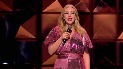 Are you ready to welcome
Joanne McNally to the stage? - Backstage with Katherine Ryan