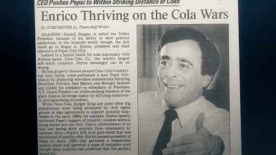 Are you really going
to take a billboard - Cola Wars