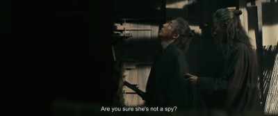 Are you sure she's not a spy? - Rurouni Kenshin: The Beginning