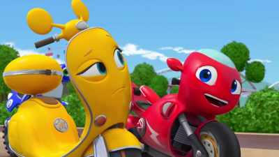 - Are you sure you're okay?
- Yeah, zoom-tastic! - Ricky Zoom