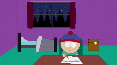 "Are you there, God?
It's me, Stan. - South Park