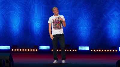 Are there really people who go...
"Trainer pudding! - Russell Howard: Recalibrate