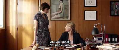 - Are you upset?
- Not particularly. - Up for Love