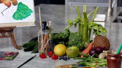 Are you using my juicing
ingredients for your shit paintings? - Sick Note