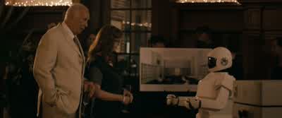 Are you two enjoying the party? - Robots