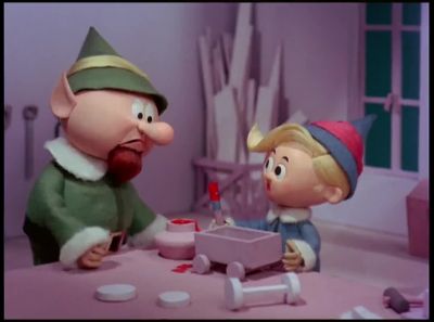 Aren't you finished painting that yet - Rudolph the Red Nosed Reindeer