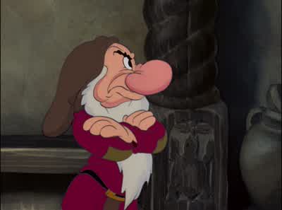 Hah! Well, aren't you going to wash? What's the matter? Cat got your tongue? - Snow White and the Seven Dwarfs