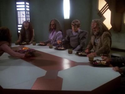 Aren't you hungry, L'Kor? - Star Trek: The Next Generation