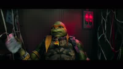 Aren't there supposed to be likepretty stewardesses handing out warm hand towels and stuffNot down here MikeyNot for us - Teenage Mutant Ninja Turtles: Out of the Shadows