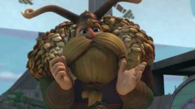 "Argh, attack!"
"Fight to the end," and all that. - Dragons: Rescue Riders: Hunt for the Golden Dragon