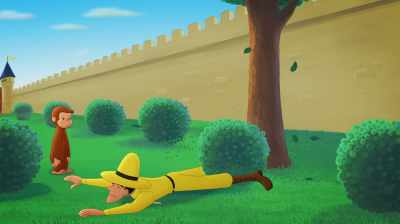 Argh! [grunts] - Curious George: Royal Monkey
