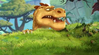 Argh! I've got to scare them so much - Gigantosaurus