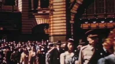 ARGUMENTS AMONG TROOPS
TURN INTO STREET FIGHTS. - The Pacific War in Color