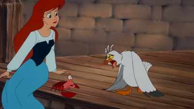 Ariel...
[panting] I was flying...I was-- - The Little Mermaid Live!