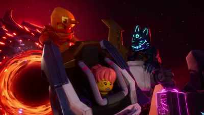 -[Arin] Riyu flew us to safety.
-What? He can't fly. - LEGO Ninjago: Dragons Rising