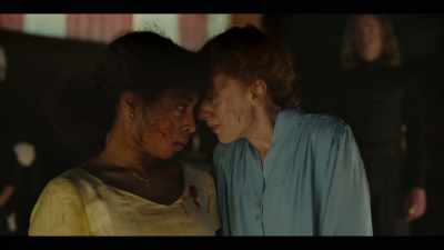 Arms around each
other, defiant, scared. - Interview with the Vampire