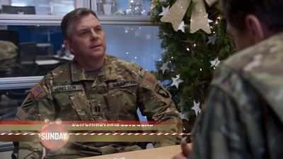 Army always needs good men
like you in the field. - Holiday for Heroes