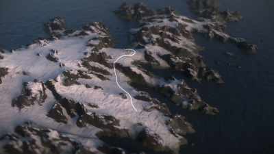 Around 20 hours into their
crossing, Shackleton decided to
head down towards - Shackleton: The Greatest Story of Survival