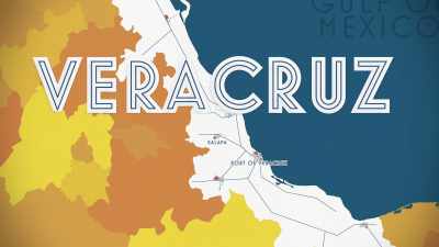 Around 60 miles
inland from the port, - Eva Longoria: Searching for Mexico