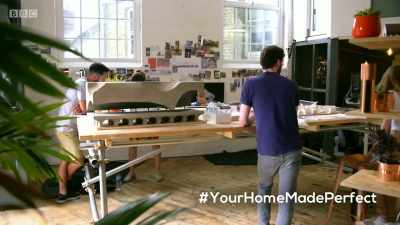 Arriving at our architect's studio
today is married couple - Your Home Made Perfect