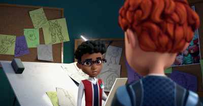 Art installation? Wait.
You're gonna go work for Mint Condition? - Spy Kids: Mission Critical