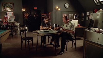 ARTIE:
Hey, Paulie, is Tony in? - The Sopranos
