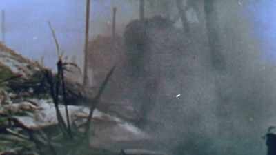 [artillery fire] - The Pacific War in Color