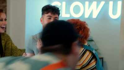 [artists laughing] - Glow Up: Britain's Next Make-Up Star