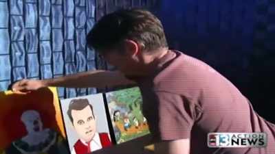Arts Factory owner
showed us five pieces, - Pennywise: The Story of IT