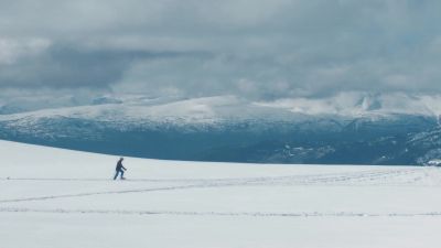 As a child, he made tracks in snow. - A World of Calm