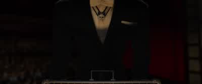 As a gesture of public solidarity, Mayor Kobayashi is calling upon his Assistant Hatchet-Man, Major-Domo, to furnish the personal bodyguard-dog of the mayoral-household, Spots Kobayashi, into the possession of the Committee for Canine Desaturation. - Isle of Dogs
