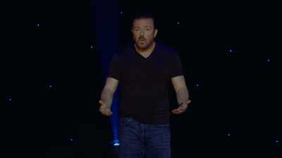 As a young man, they were pert, - Ricky Gervais: Humanity