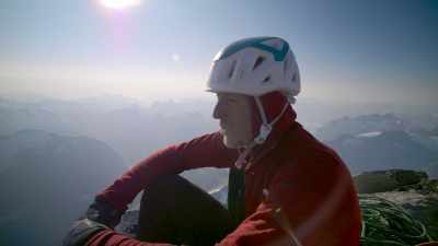 As Alex is
climbing that final shield, - The Devil's Climb