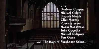 As always,
we will start with the school song. - Goodbye, Mr  Chips