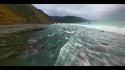 As it begins to follow
the coastline south, - Our Oceans