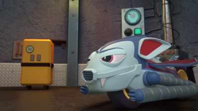[as Bolts] "I have a plan." [grunts] - Mighty Monsterwheelies