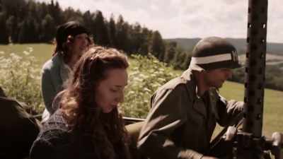 As both women are French and can't communicate, - Hitler's Gold