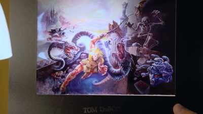 As you can see here,
this is a transparency. - Video Game Box Art: The Stories Behind the Covers