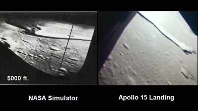 As you can see,
the images produced by the simulator - American Moon