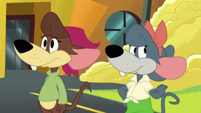As you can see, though,
we didn't get very far. - Bugs Bunny Builders