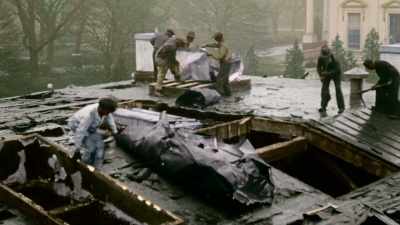 AS CHRISTMAS DAY DAWNS,
THE DAMAGE IS CLEAR. - America in Color