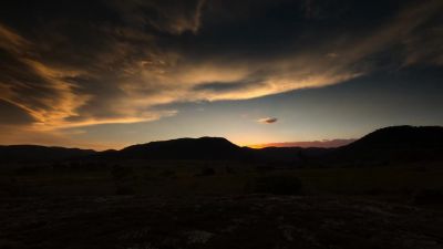 As darkness descends... - Earth at Night in Color