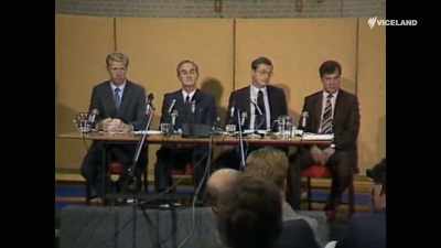 As they face the press,
the police were expecting criticism. - The Bambers: Murder at the Farm