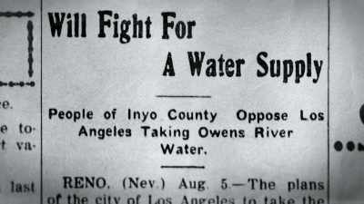 As far as they were concerned,
he was taking their river, - Flood in the Desert