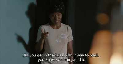 As you get in the bus on your way to work,
you know you can just die. - Swallow