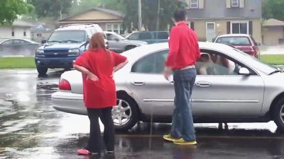 As he gets angrier, the manager goes from friendly shopkeep... - Neighborhood Wars